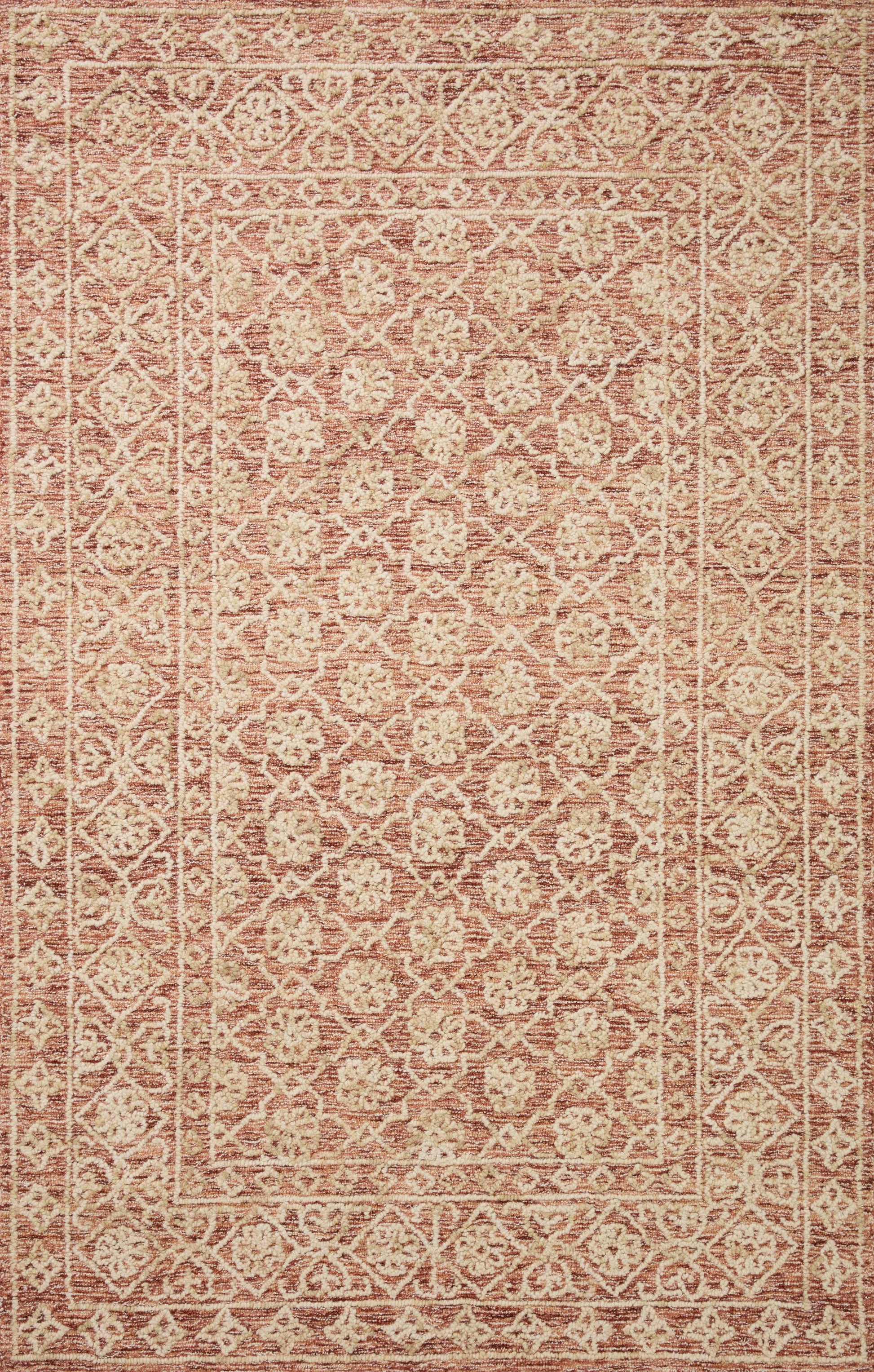 Loloi Cecelia Cec-01 Rust/Natural Area Rug