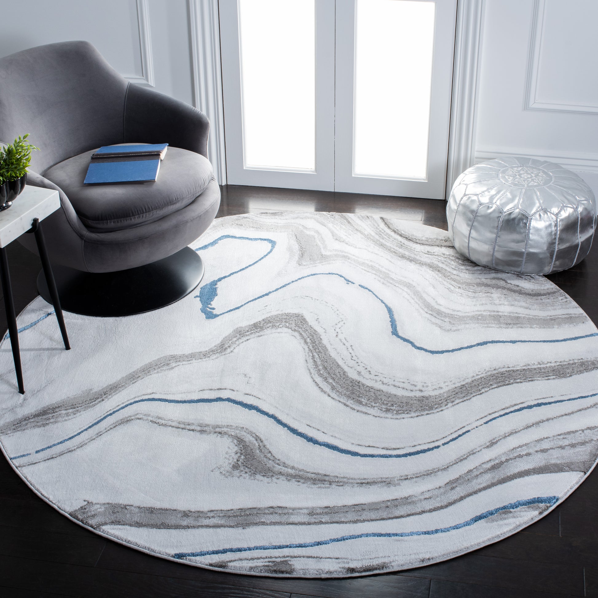 Safavieh Craft Cft819N Grey/Blue Area Rug