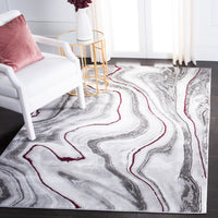 Safavieh Craft Cft819S Grey/Wine Area Rug