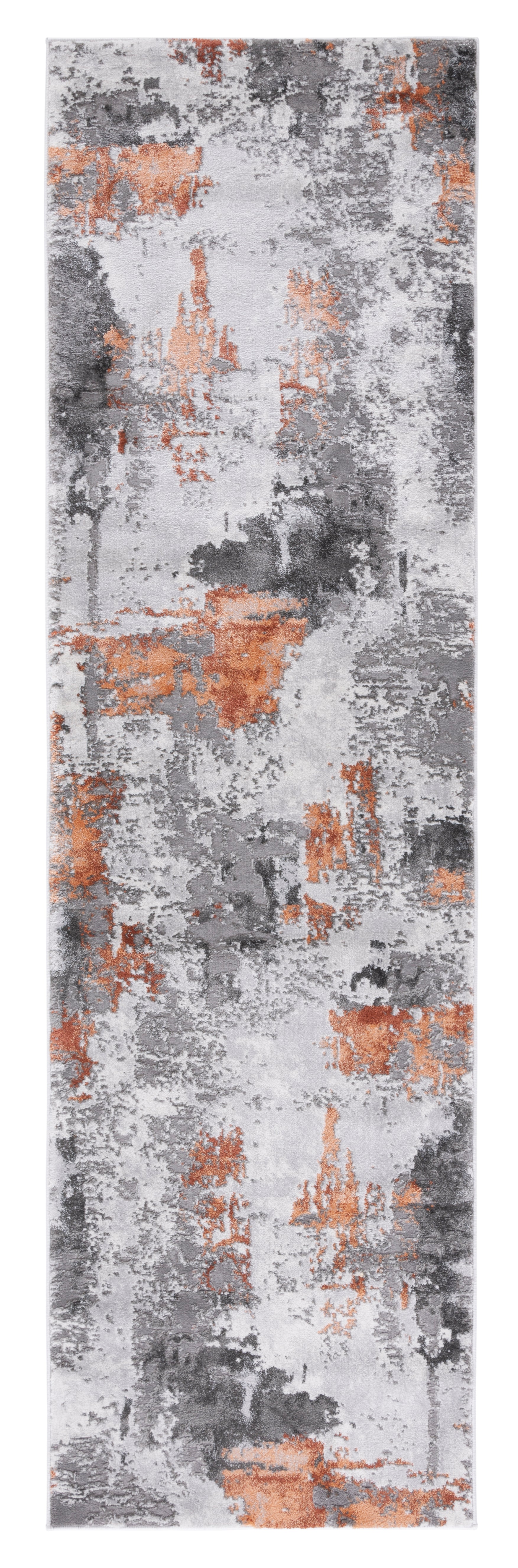 Safavieh Craft Cft820P Grey/Orange Area Rug