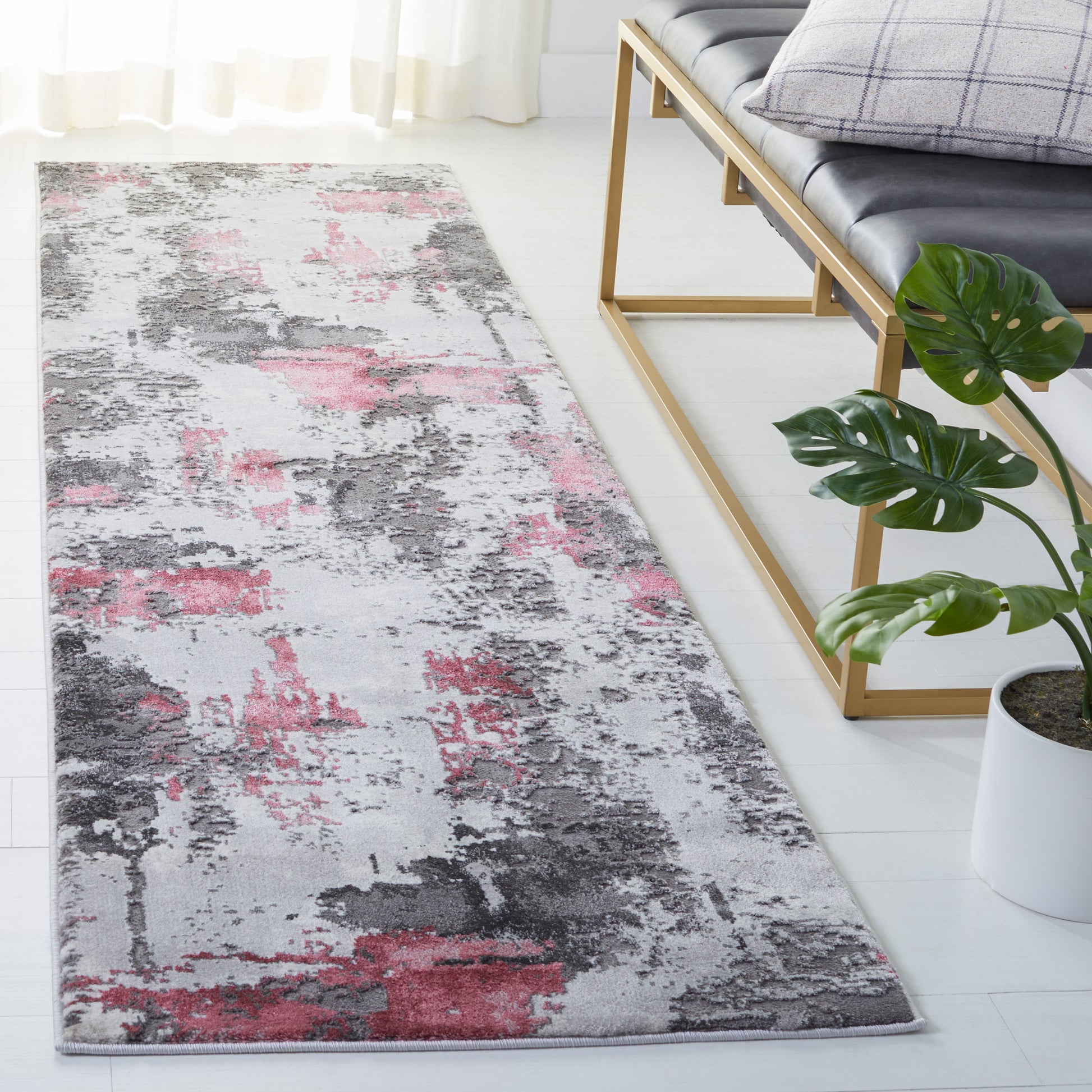 Safavieh Craft Cft820U Grey/Pink Area Rug