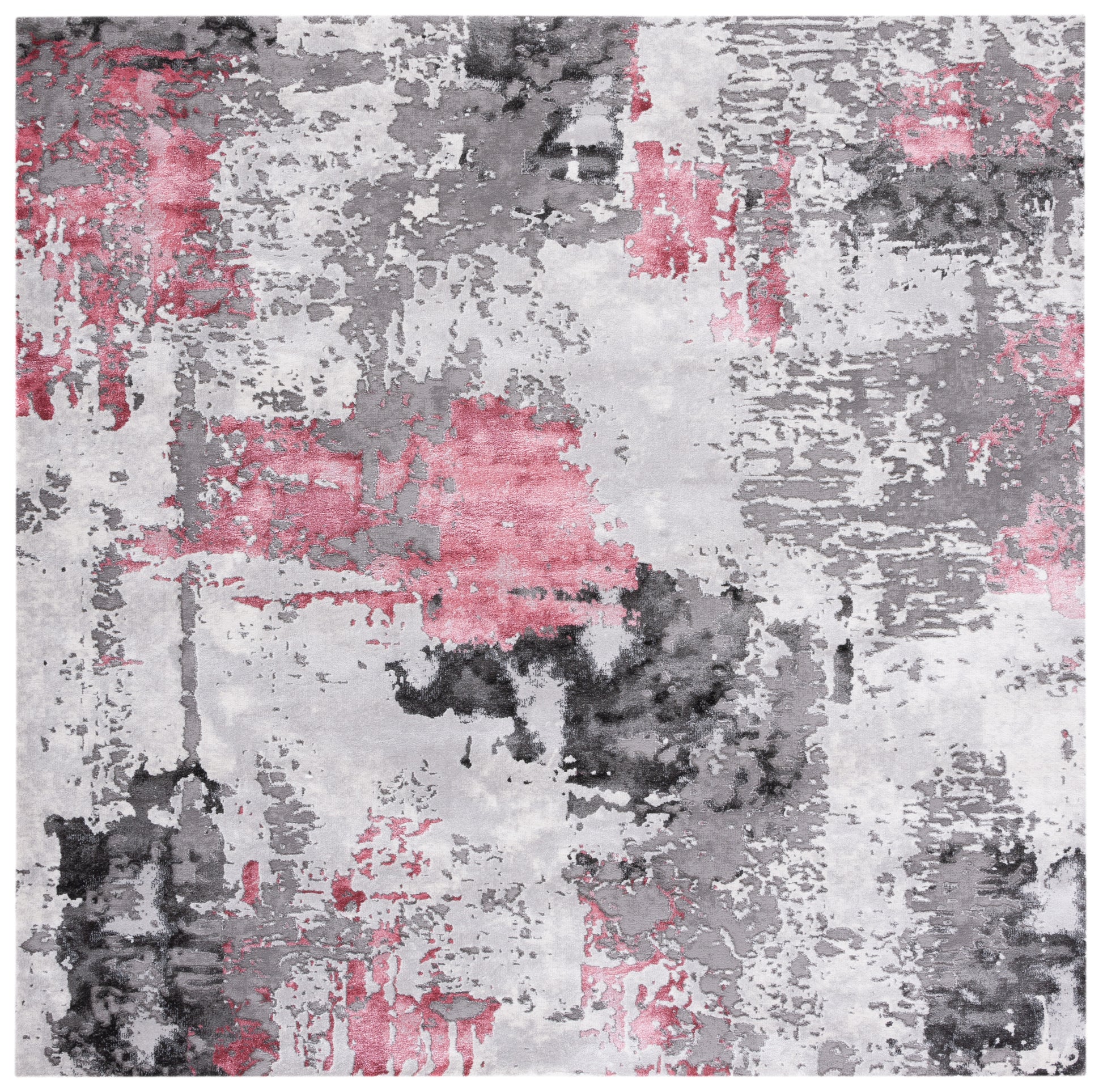 Safavieh Craft Cft820U Grey/Pink Area Rug