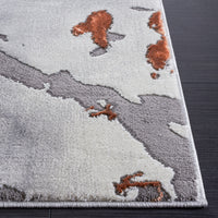 Safavieh Craft Cft852G Grey/Orange Area Rug