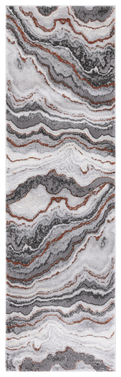 Safavieh Craft Cft858F Grey/Orange Area Rug