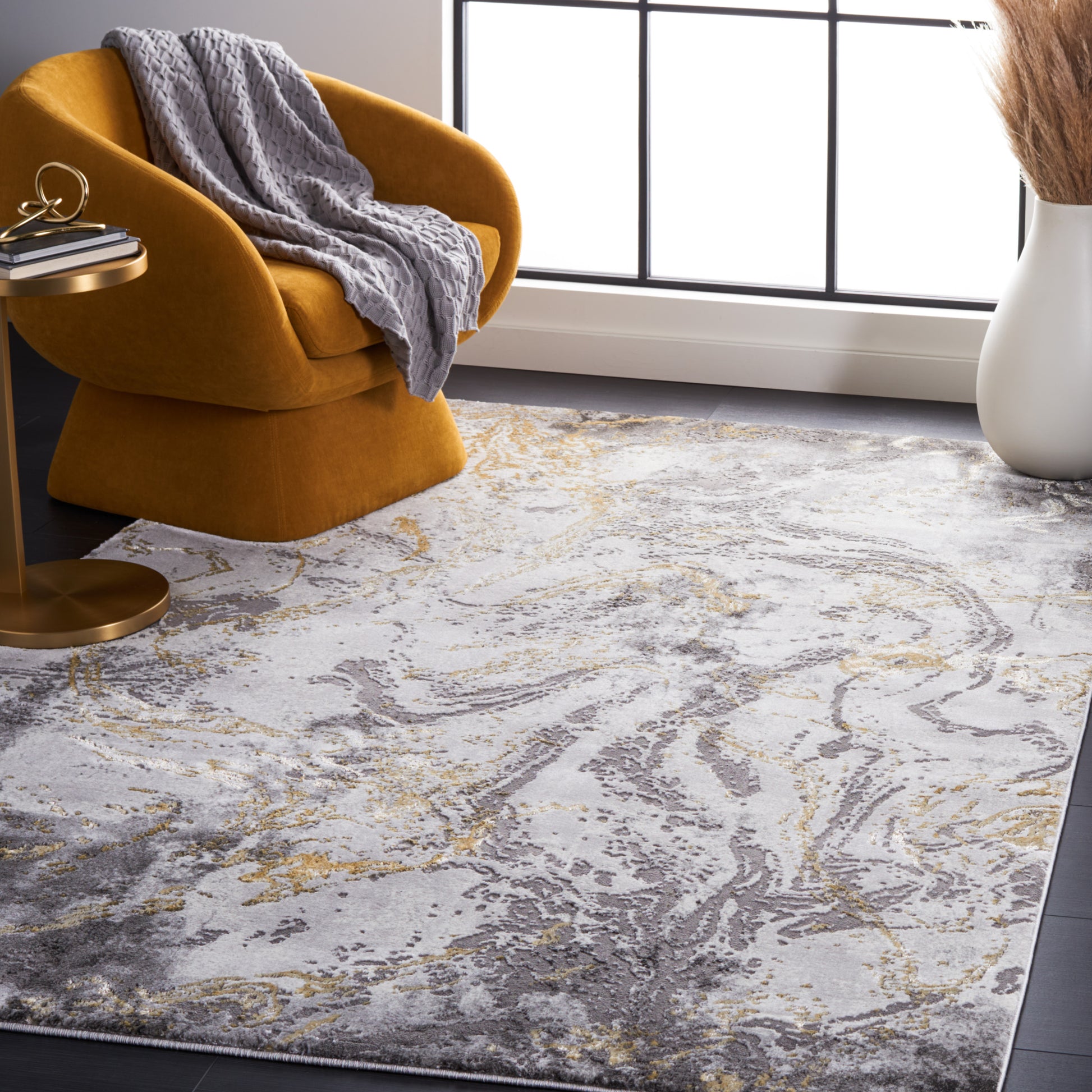 Safavieh Craft Cft864L Grey/Gold Area Rug