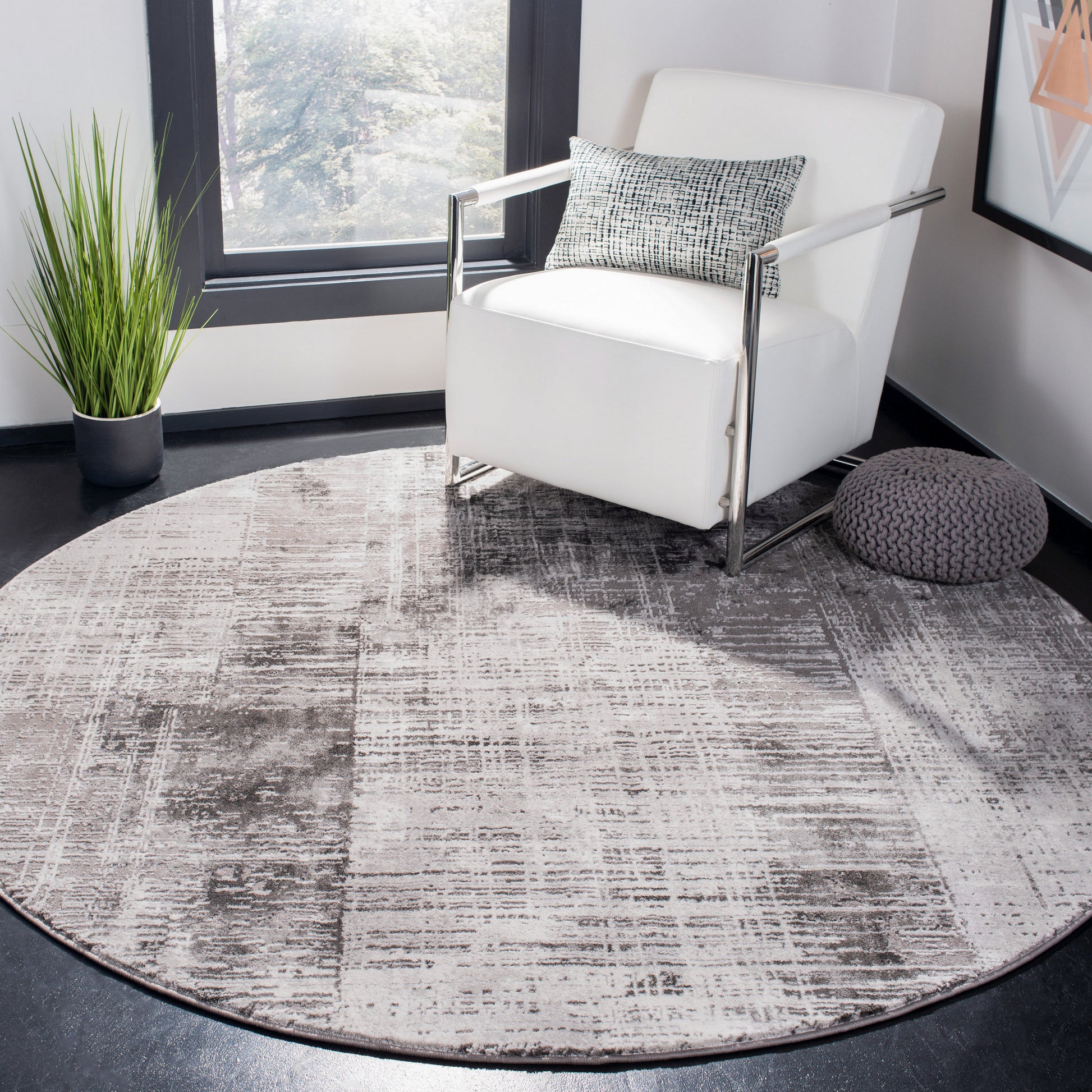 Safavieh Craft Cft874H Grey/Dark Grey Area Rug