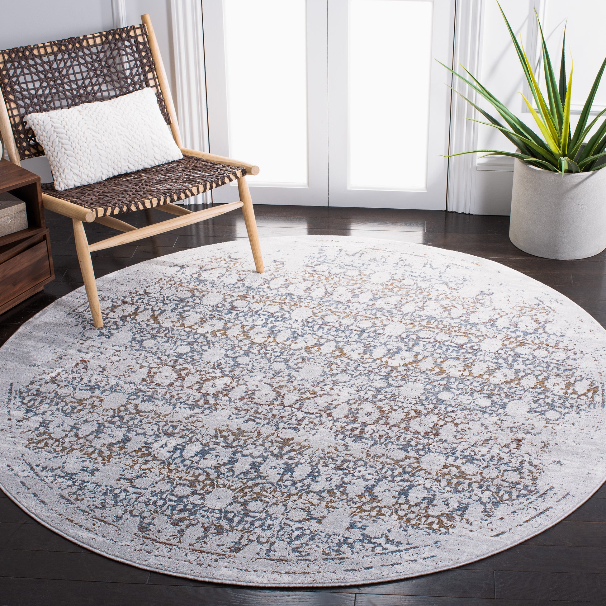 Safavieh Craft Cft939F Grey/Gold Area Rug