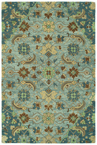 Kaleen Chancellor Cha12-79 Lt Blue, Denim, Sand, Brown Area Rug