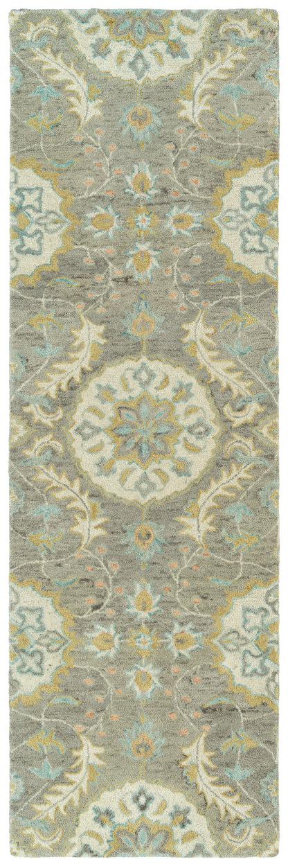 Kaleen Chancellor Cha16-68 Graphite, Gray, Ivory, Sand Area Rug