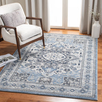 Safavieh Charleston Chl431M Blue/Grey Area Rug