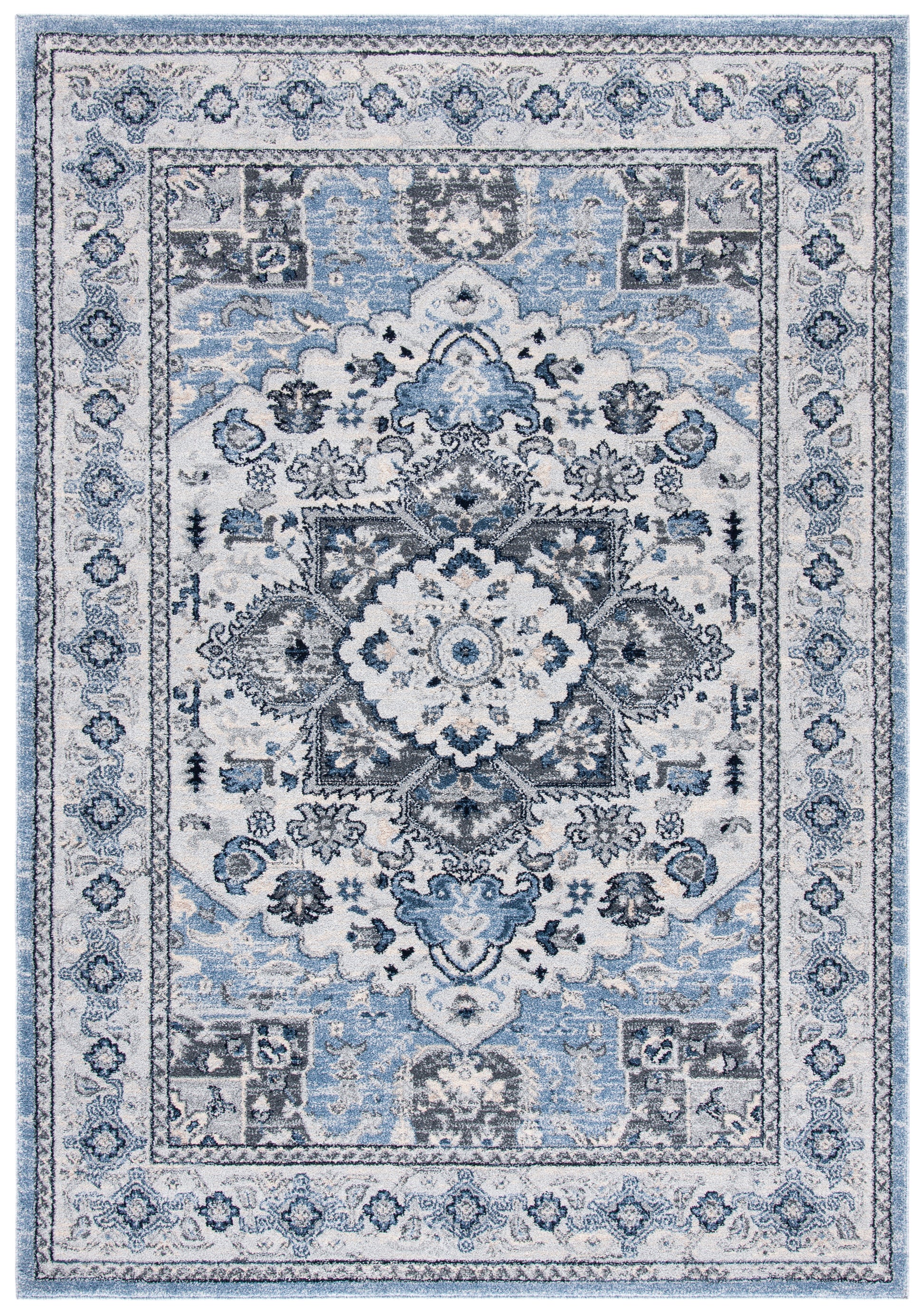 Safavieh Charleston Chl431M Blue/Grey Area Rug