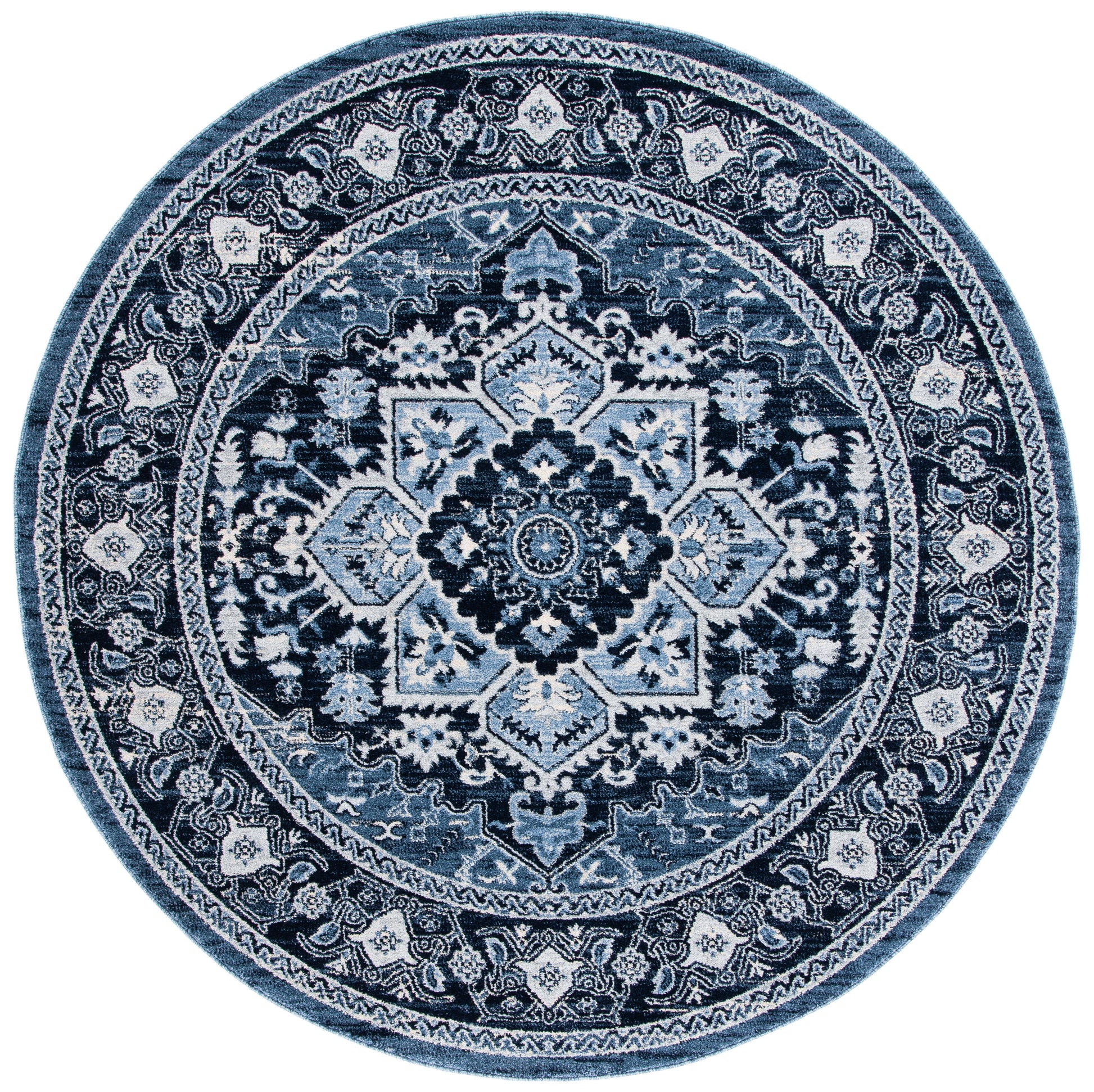 Safavieh Charleston Chl431N Navy/Blue Area Rug