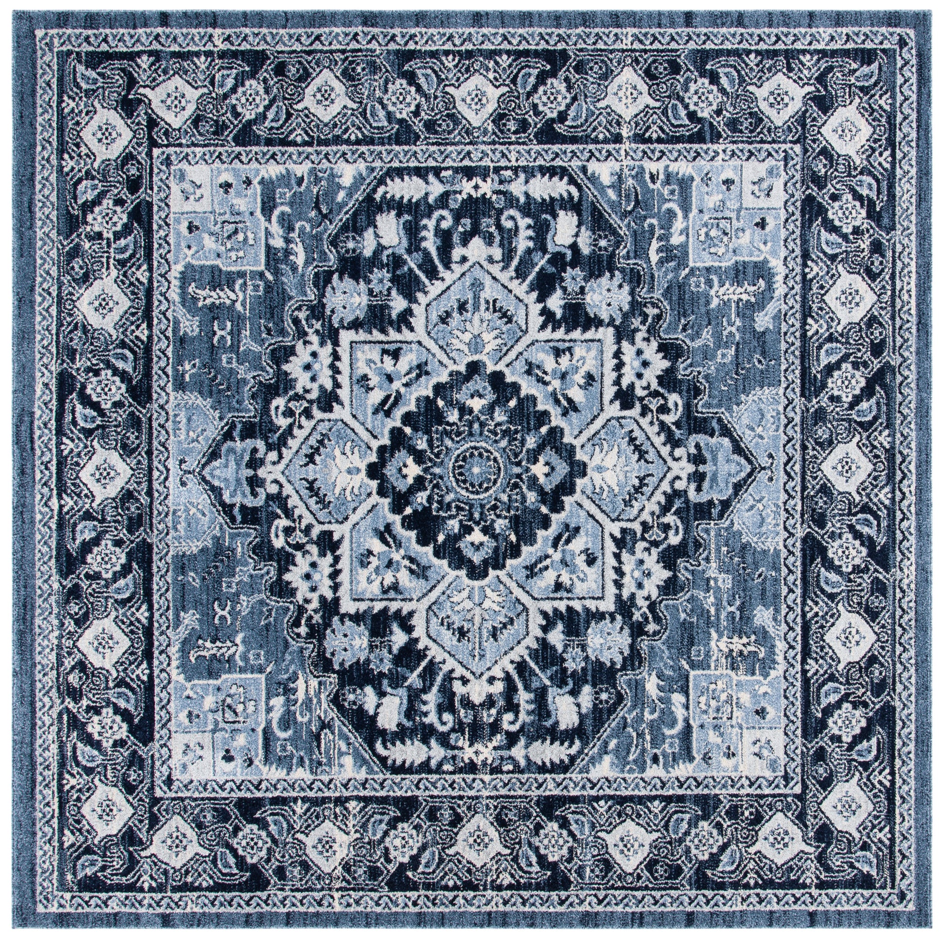 Safavieh Charleston Chl431N Navy/Blue Area Rug