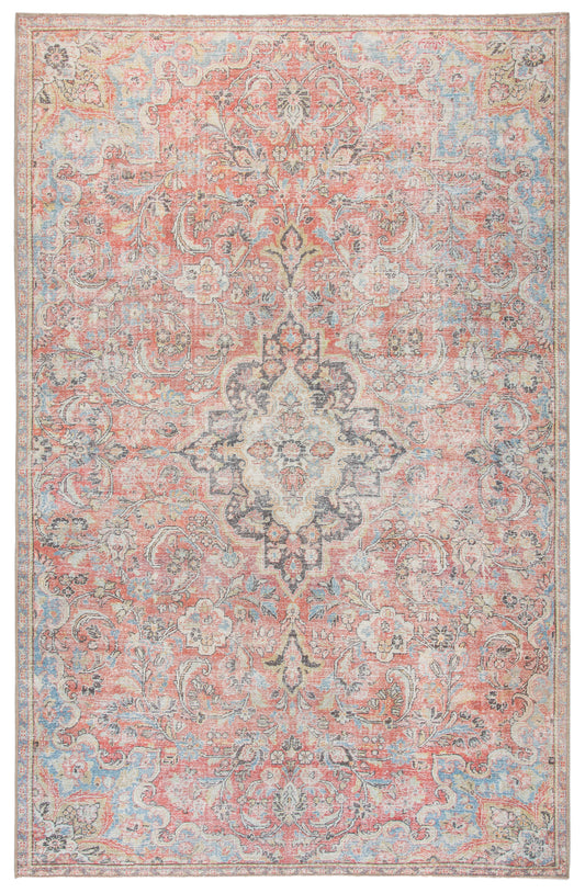 Jaipur Chateau Foix Cht01 Red/Light Blue Area Rug