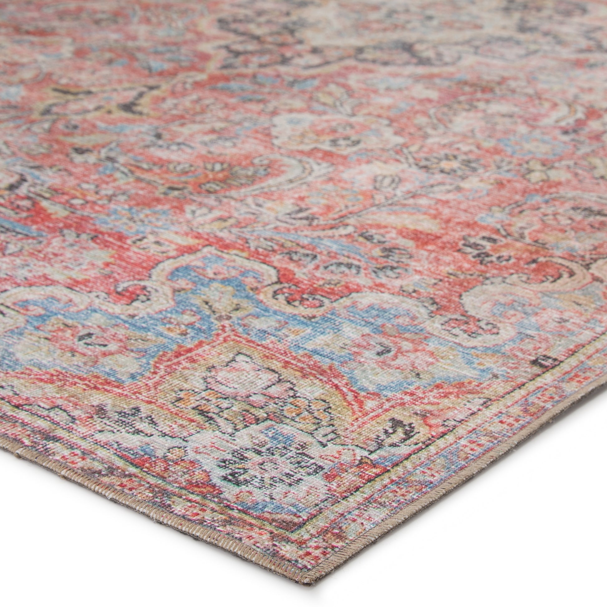 Jaipur Chateau Foix Cht01 Red/Light Blue Area Rug