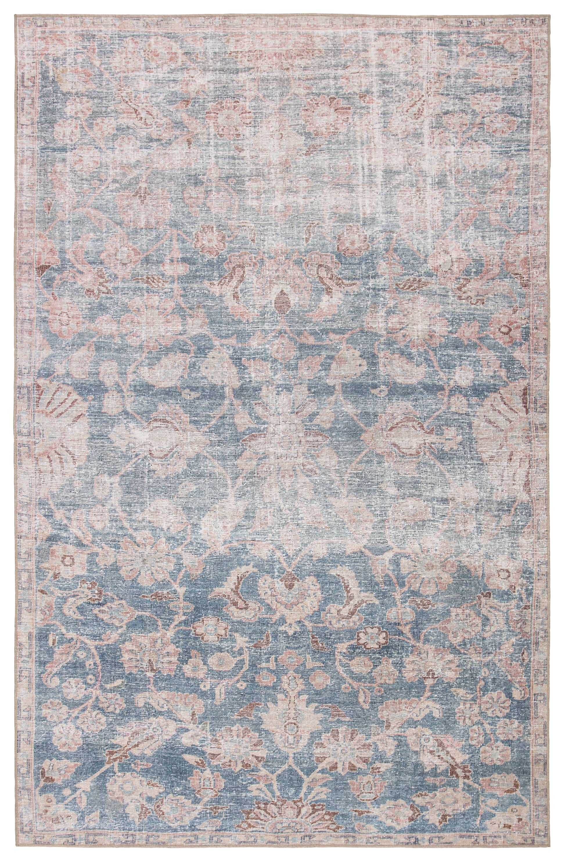 Jaipur Chateau Bardia Cht07 Blue/Light Pink Area Rug