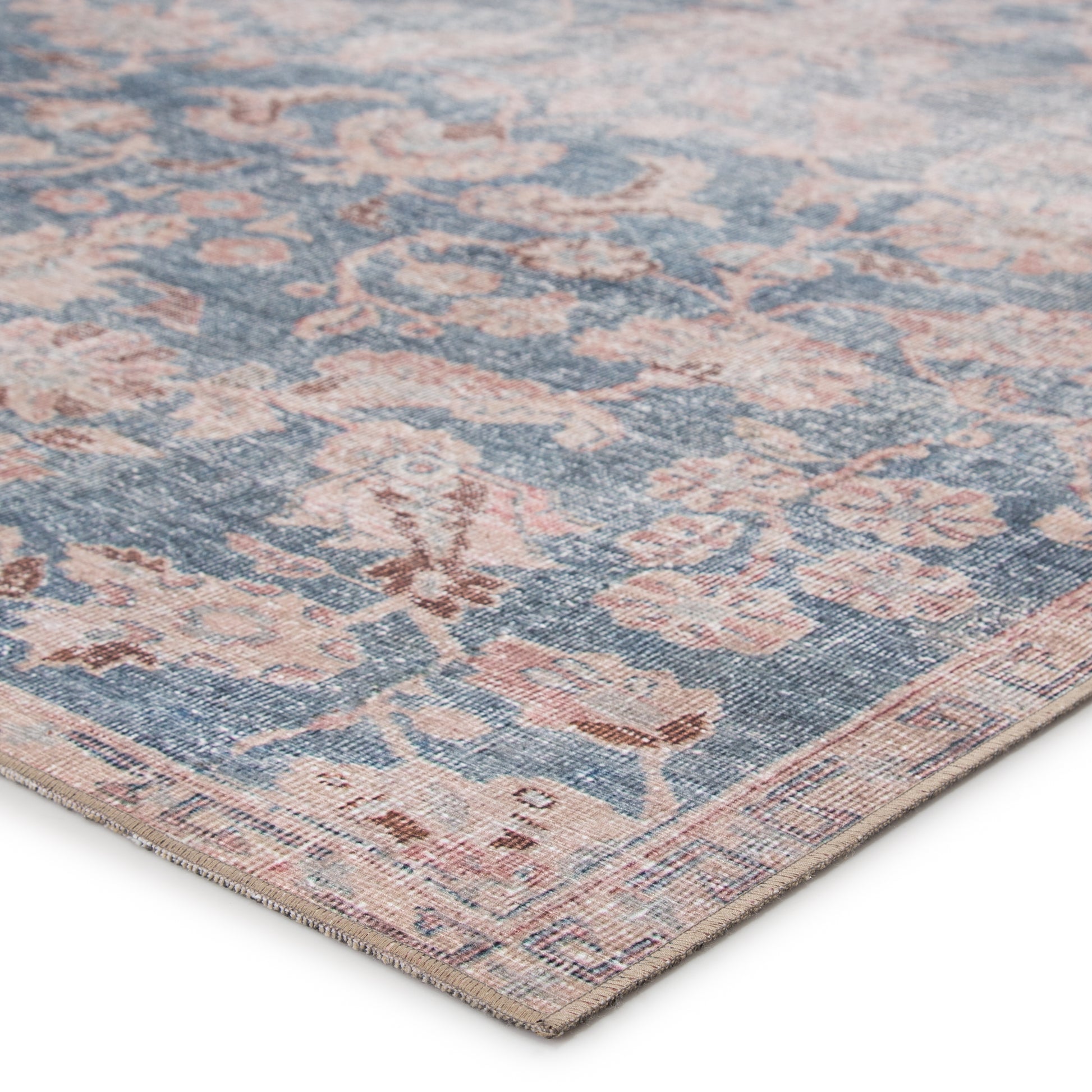 Jaipur Chateau Bardia Cht07 Blue/Light Pink Area Rug