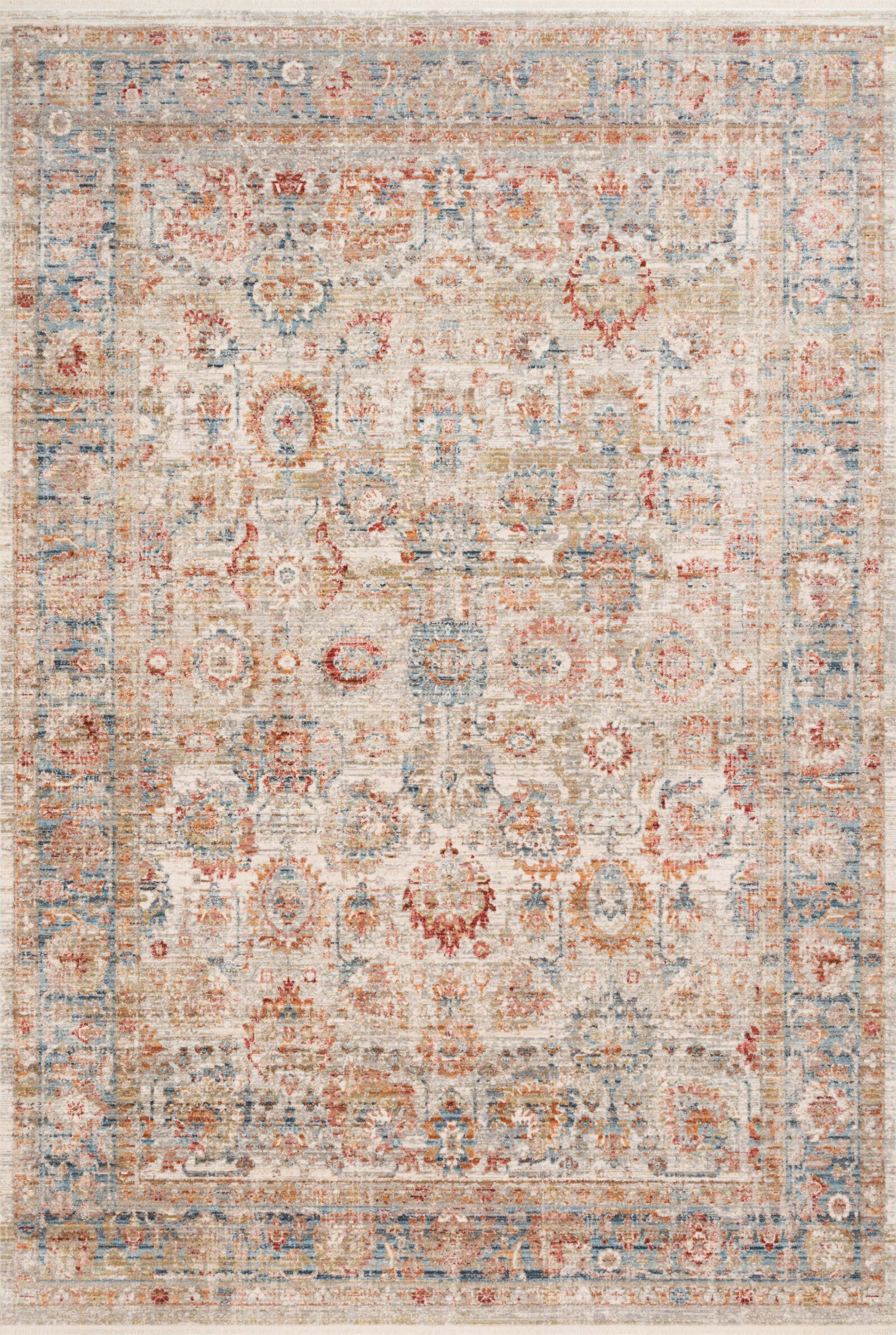 Loloi Claire Cle-02 Ivory/Ocean Area Rug