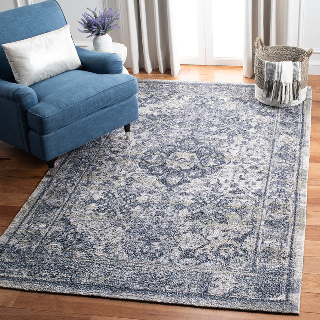 Safavieh Classic Vintage Clv201N Navy/Sage Area Rug