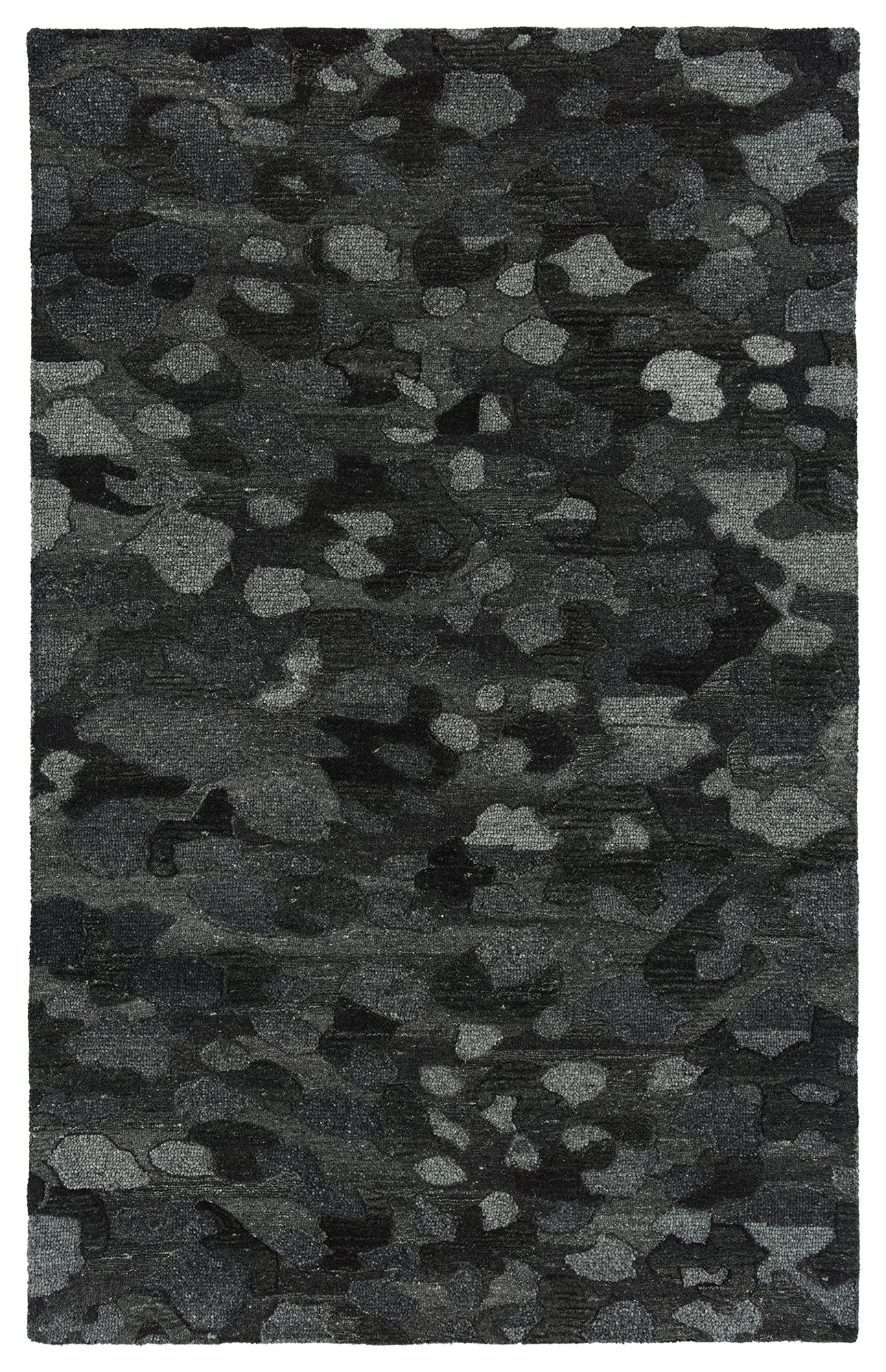Kaleen Calvin Clv99-38 Charcoal, Black, Gray, Silver Area Rug