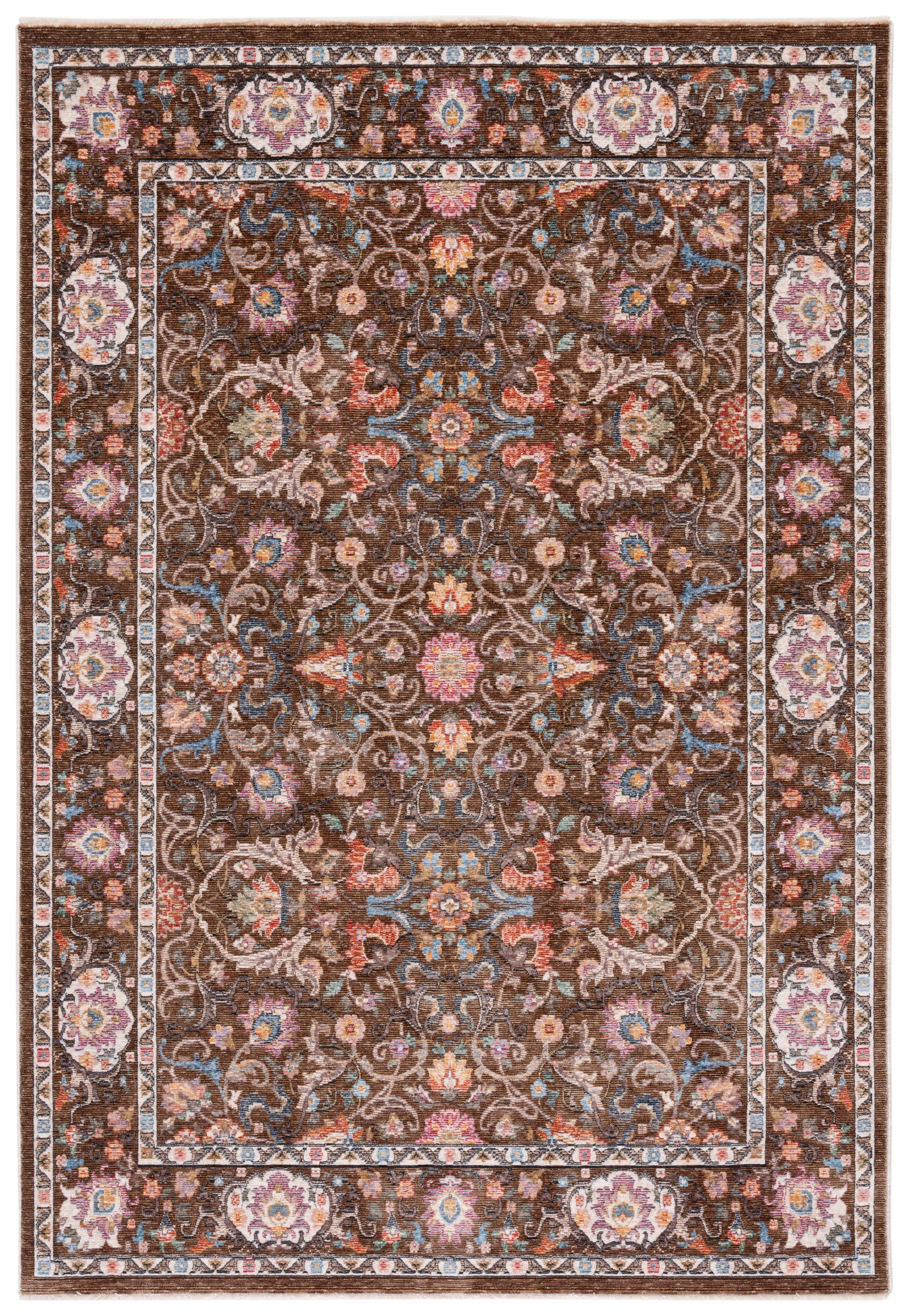 Safavieh Crimson Cms224T Brown/Blue Area Rug