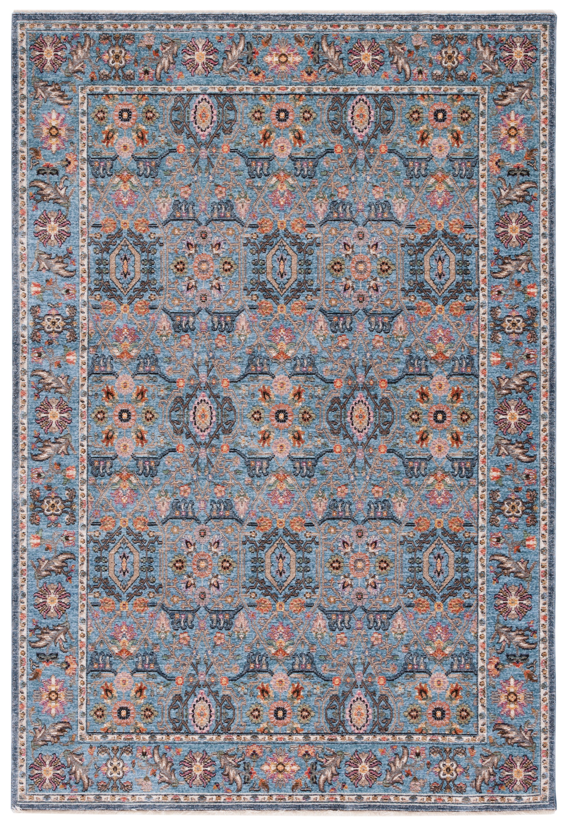 Safavieh Crimson Cms242M Blue/Black Area Rug