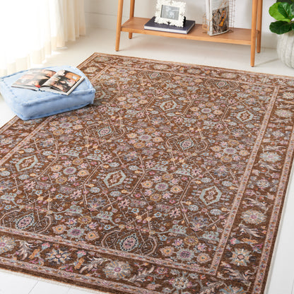 Safavieh Crimson Cms242T Brown/Blue Area Rug