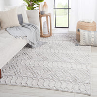 Jaipur Cosette Ismene Coe02 Light Gray/White Area Rug