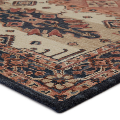 Jaipur Cardamom Idina Com09 Pink/Dark Blue Area Rug