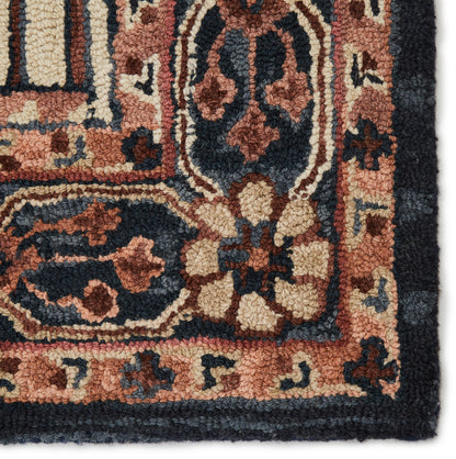 Jaipur Cardamom Idina Com09 Pink/Dark Blue Area Rug