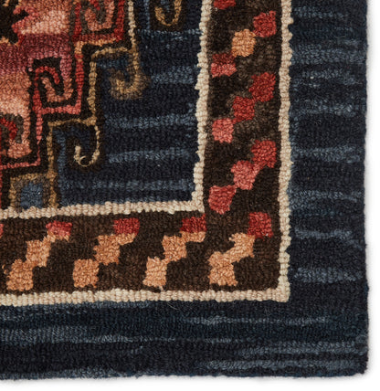 Jaipur Cardamom Kyoto Com11 Dark Blue/Pink Area Rug