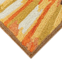 Liora Manne Frontporch Sunflower 1417/09 Yellow Area Rug