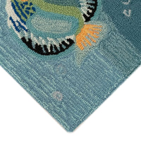 Liora Manne Frontporch Aquarium 4530/04 Blue Area Rug