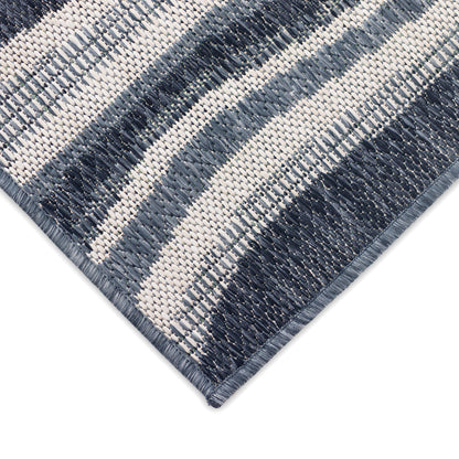 Liora Manne Malibu Waves 8222/33 Navy Area Rug