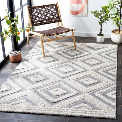 Safavieh Cottage Cot202B Ivory/Grey Area Rug