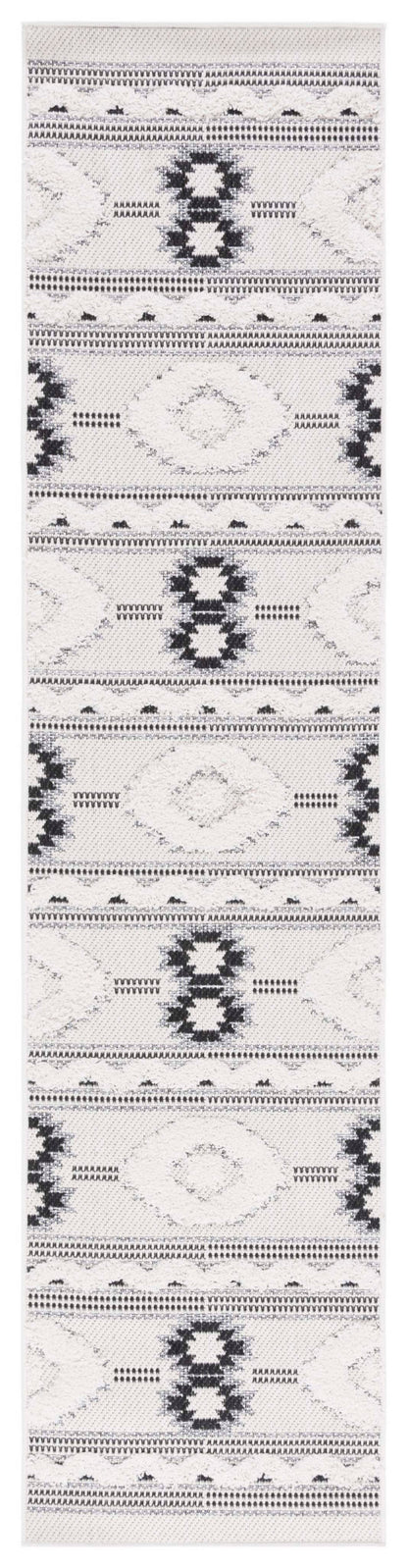 Safavieh Cottage Cot206B Ivory/Black Area Rug