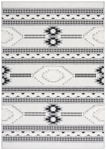 Safavieh Cottage Cot206B Ivory/Black Area Rug