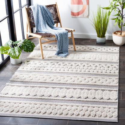 Safavieh Cottage Cot208A Ivory/Grey Area Rug