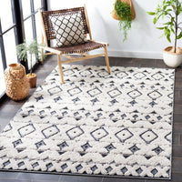 Safavieh Cottage Cot210A Ivory/Dark Grey Area Rug