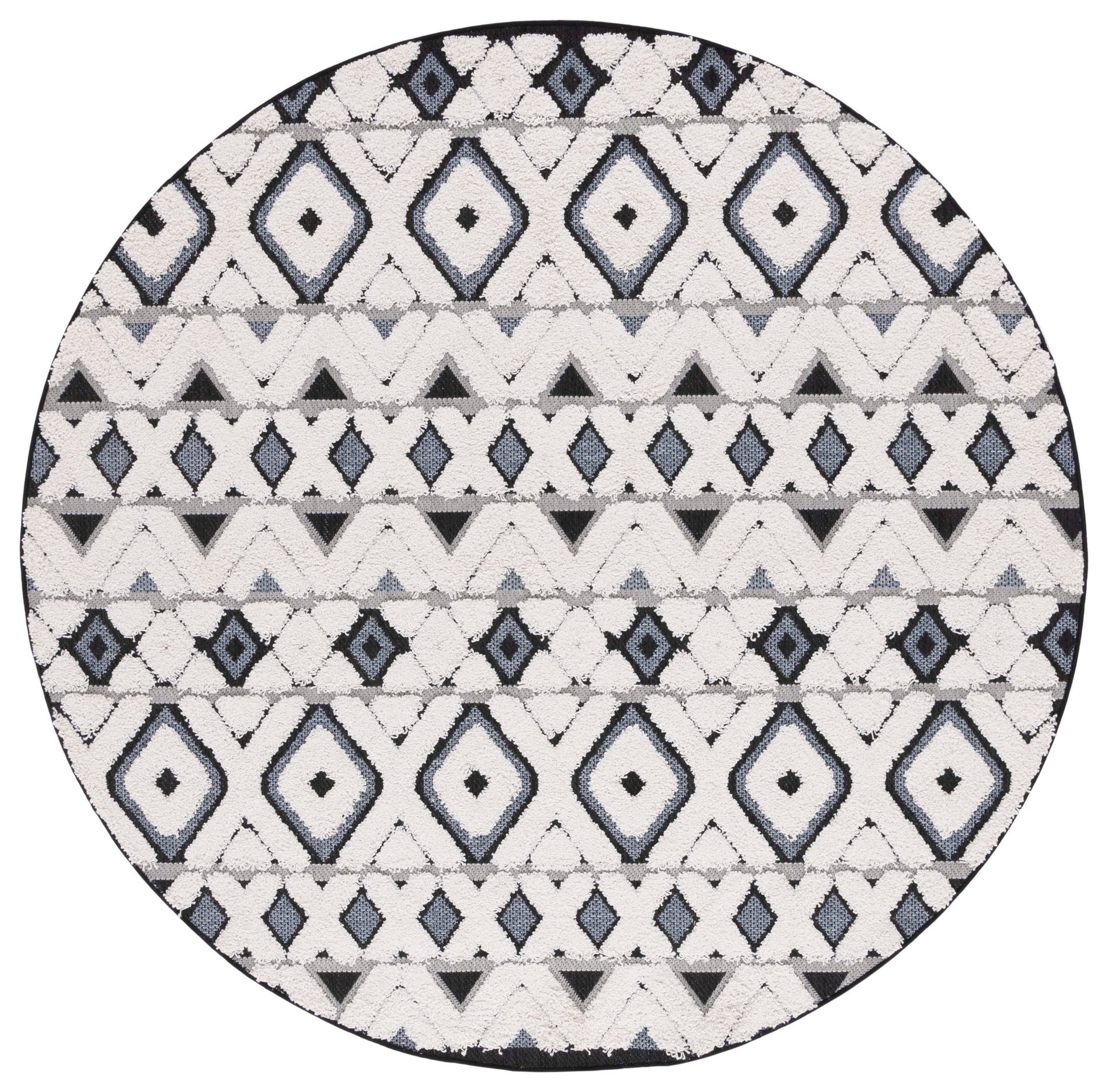 Safavieh Cottage Cot210A Ivory/Dark Grey Area Rug