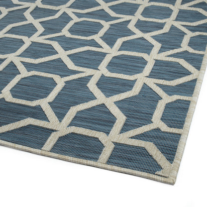 Kaleen Cove Cov01-17 Blue, Ivory, Navy Area Rug