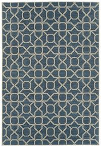 Kaleen Cove Cov01-17 Blue, Ivory, Navy Area Rug