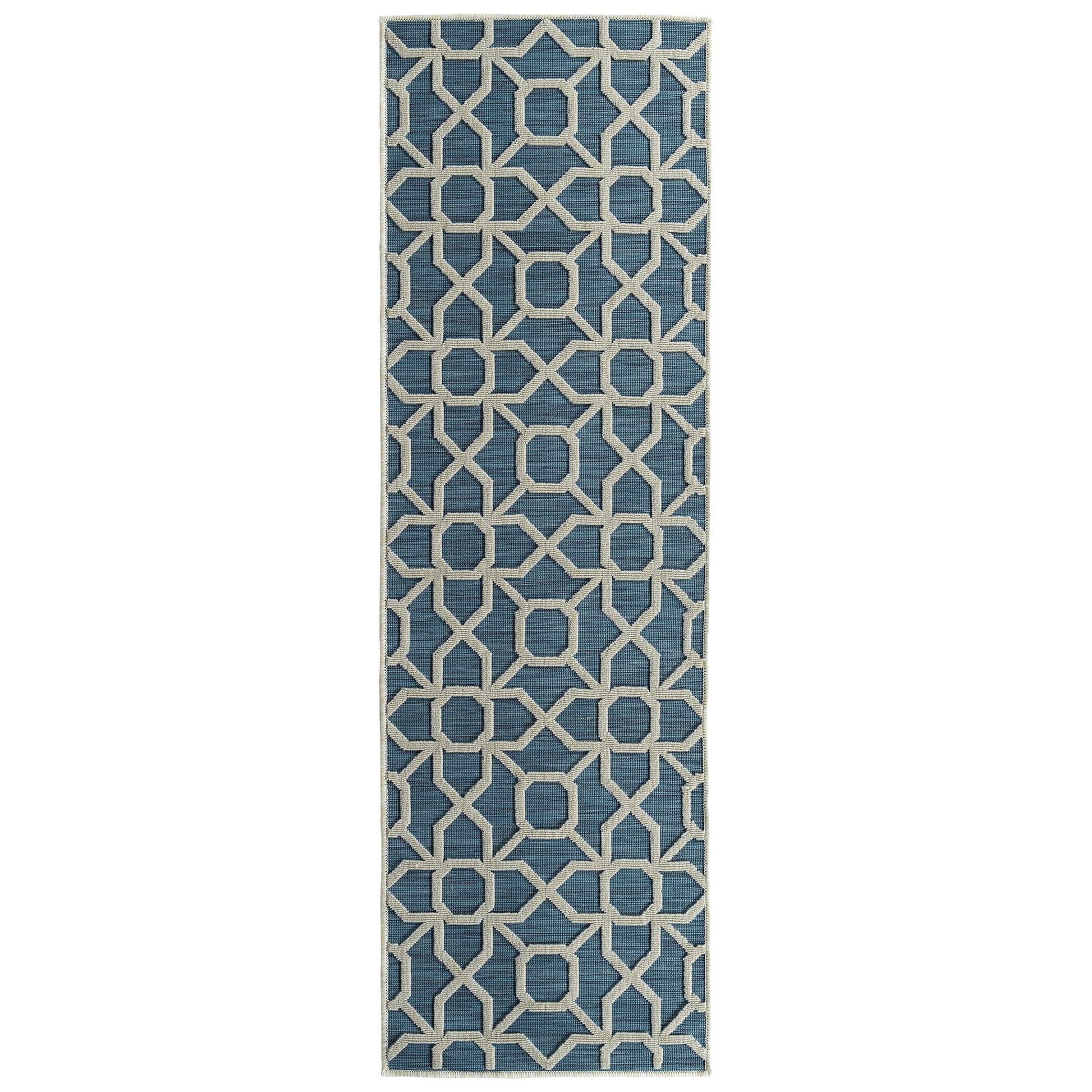 Kaleen Cove Cov01-17 Blue, Ivory, Navy Area Rug