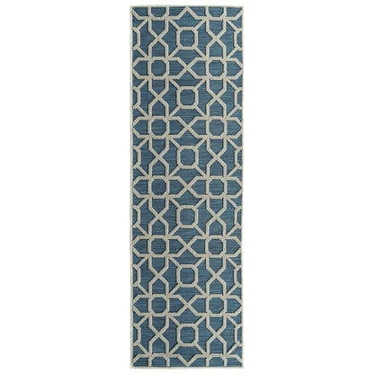 Kaleen Cove Cov01-17 Blue, Ivory, Navy Area Rug