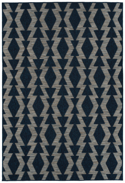 Kaleen Cove Cov04-22 Navy, Sand, Ivory Area Rug