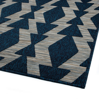 Kaleen Cove Cov04-22 Navy, Sand, Ivory Area Rug