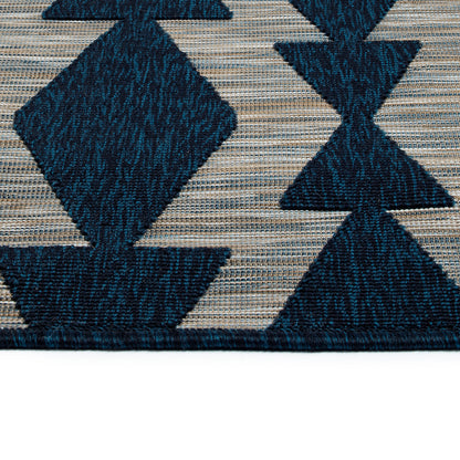 Kaleen Cove Cov04-22 Navy, Sand, Ivory Area Rug