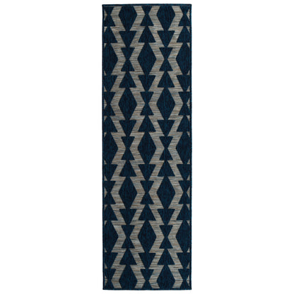 Kaleen Cove Cov04-22 Navy, Sand, Ivory Area Rug