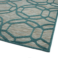 Kaleen Cove Cov05-91 Teal, Ivoy, Sand Area Rug