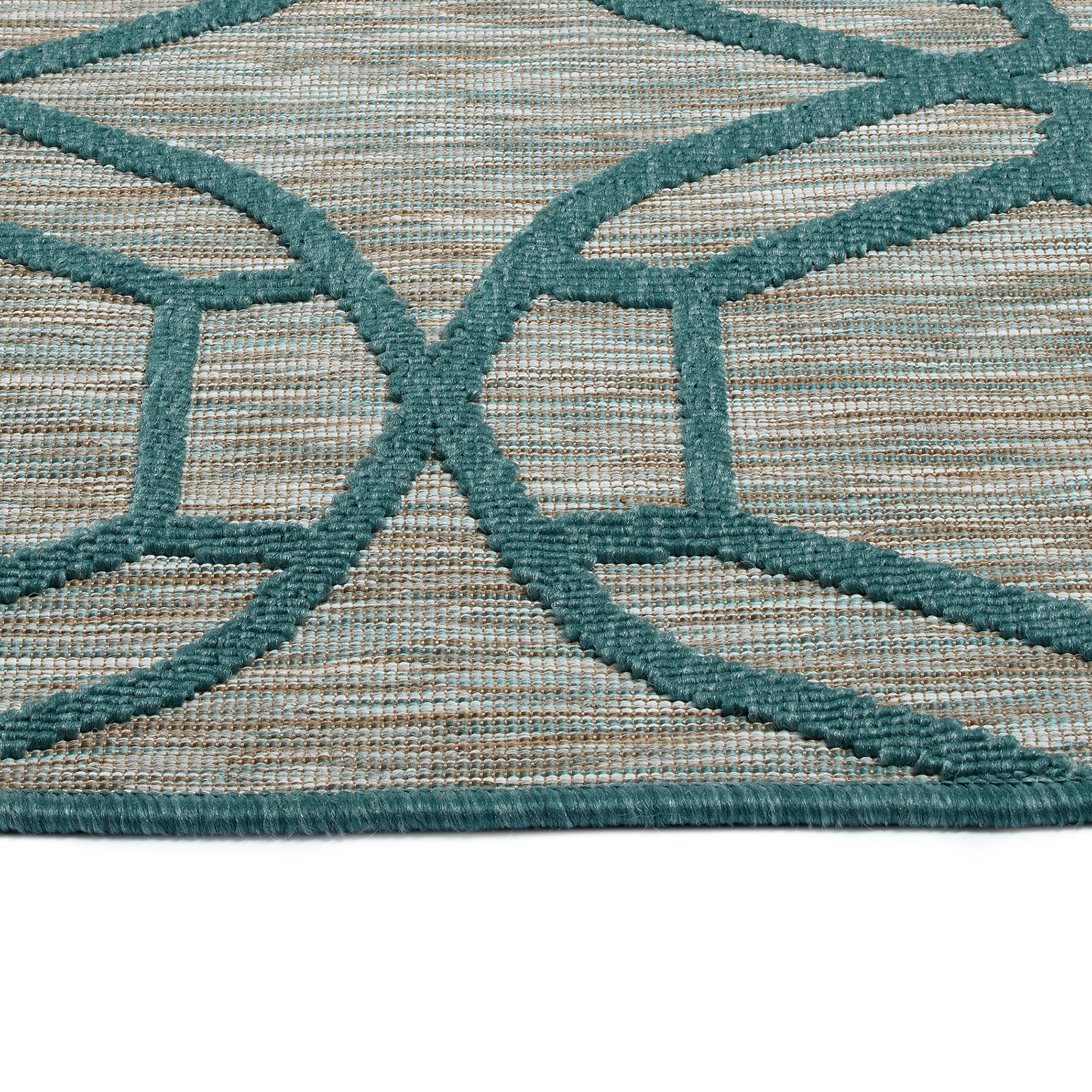 Kaleen Cove Cov05-91 Teal, Ivoy, Sand Area Rug